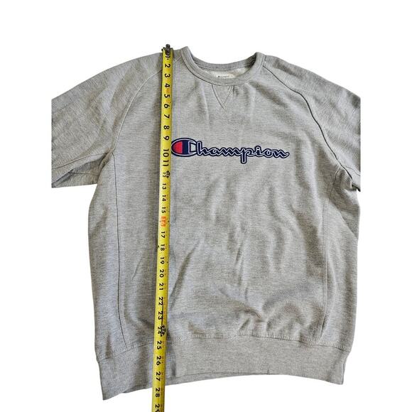 Vintage Champion Authentic Athletic Apparel Gray Embroidered Logo Sweatshirt XL - Picture 2 of 8